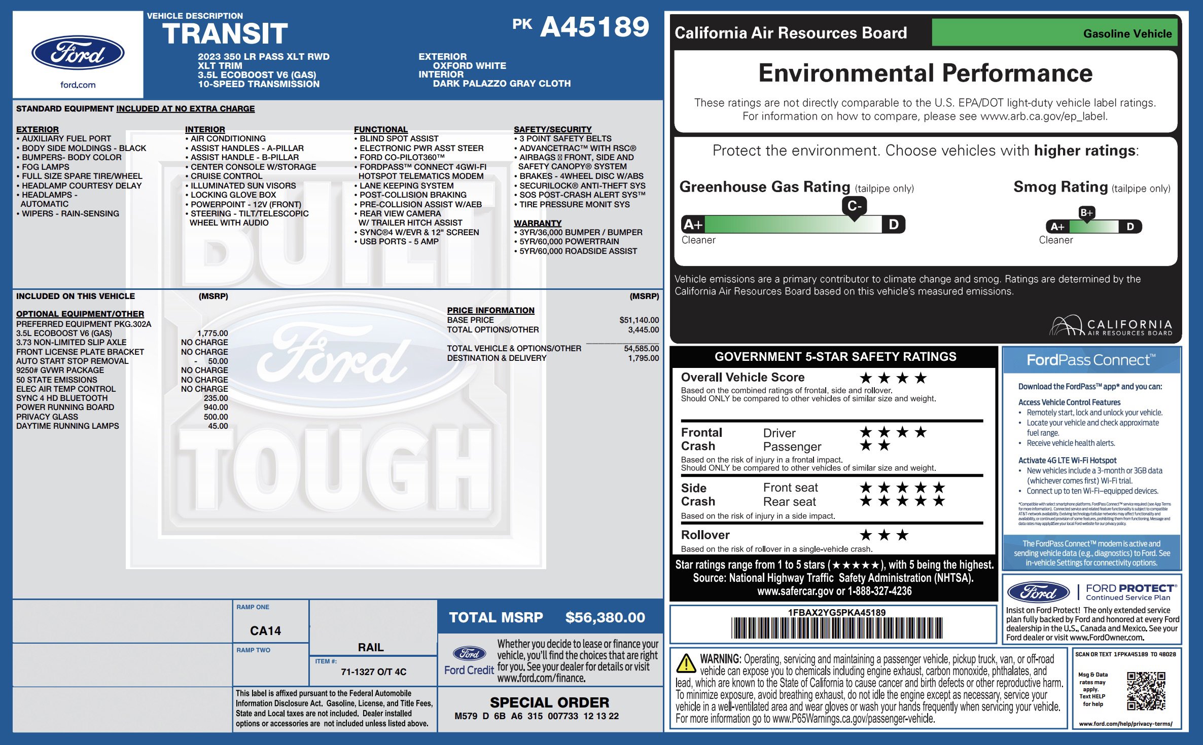 Used 2023 Ford Transit 350 XLT image 3