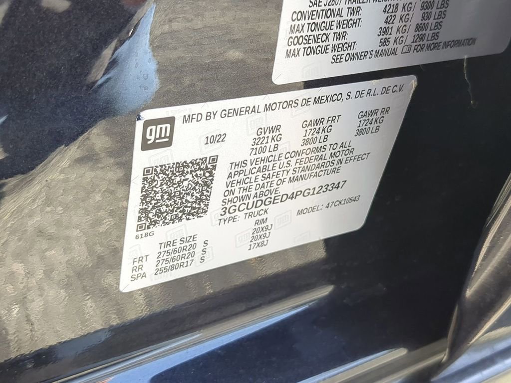 Used 2023 Chevrolet Silverado 1500 LTZ w/ LTZ Convenience Package II AWD/4WD image 37