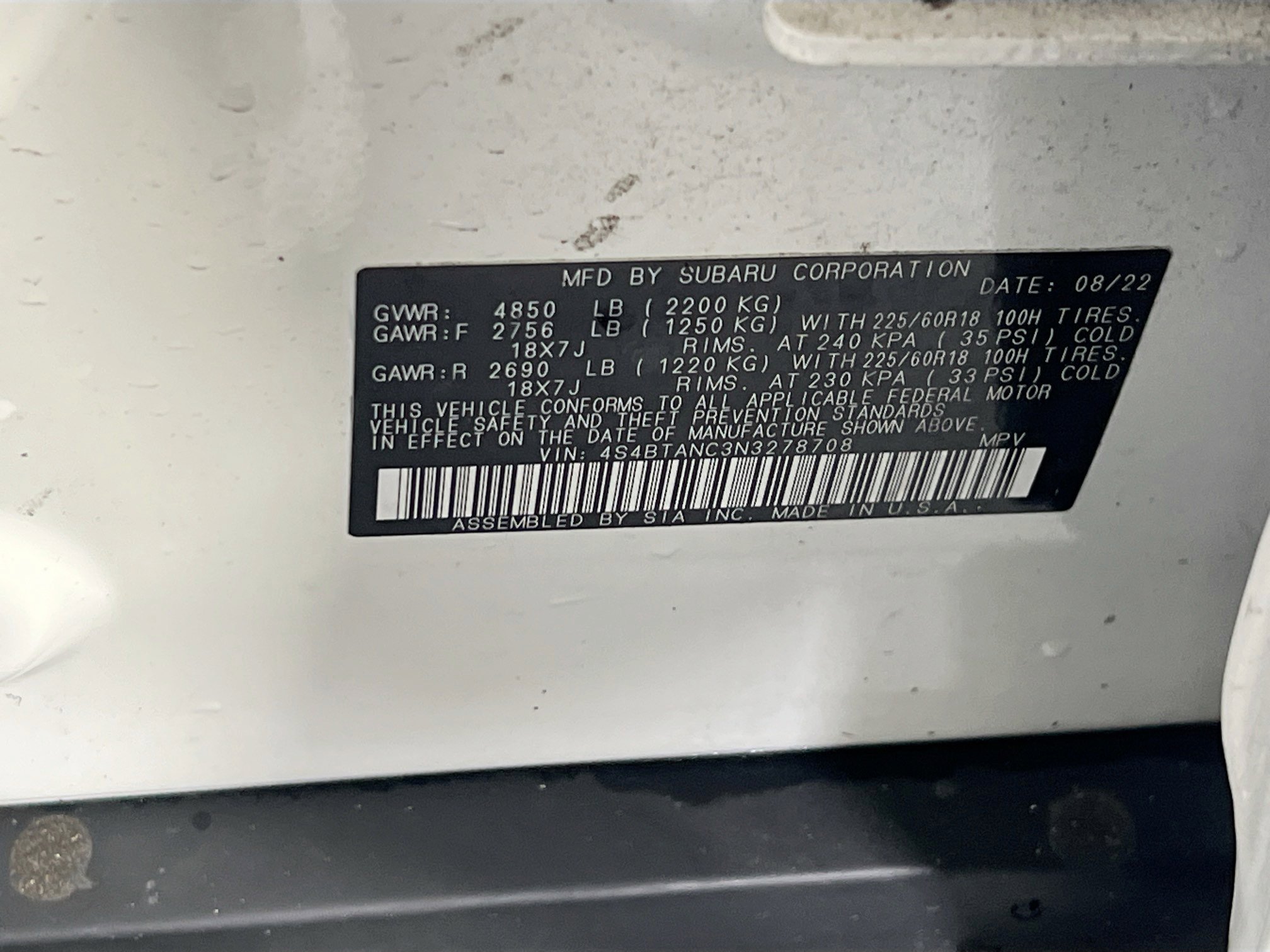 Used 2022 Subaru Outback Limited image 33