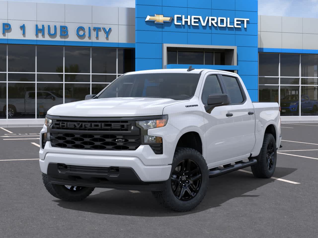 New 2026 Chevrolet Silverado 1500 Custom w/ Turbomax Blackout Package RWD image 6