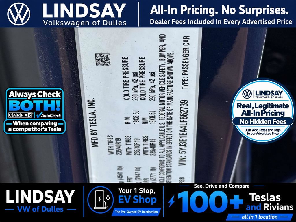 Used 2020 Tesla Model 3 Standard Range Plus RWD image 31