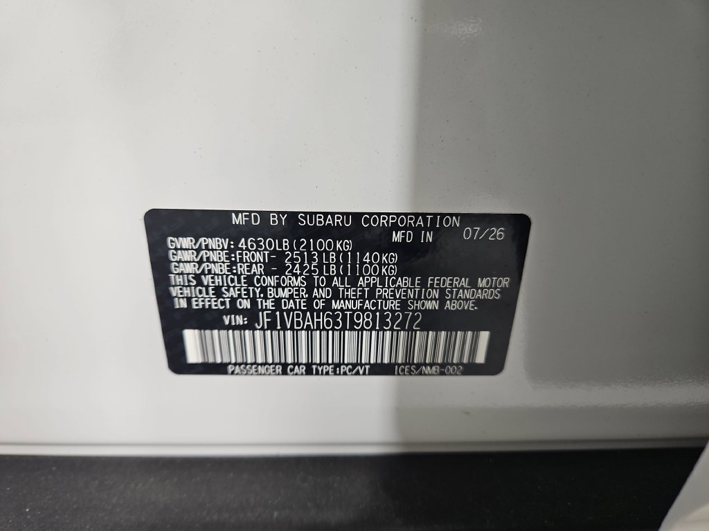 New 2026 Subaru WRX Premium AWD/4WD image 29