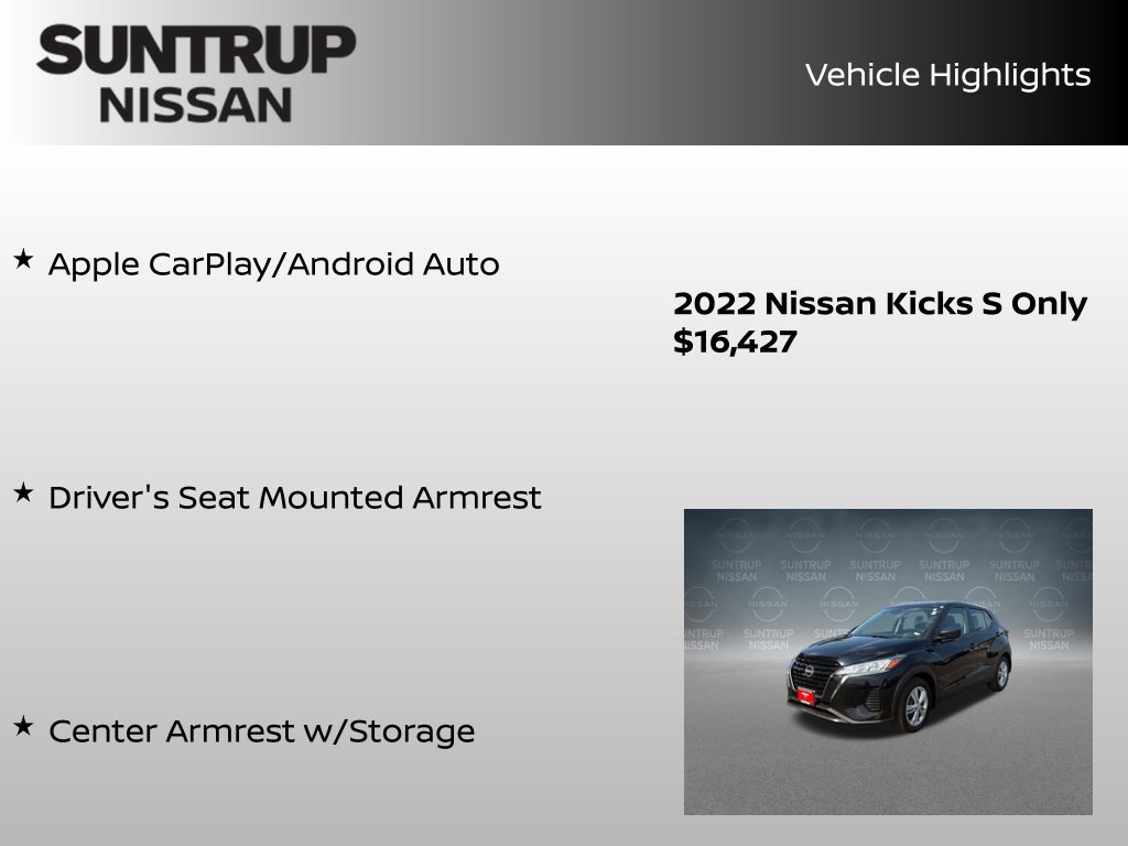 Certified 2022 Nissan Kicks S FWD image 16