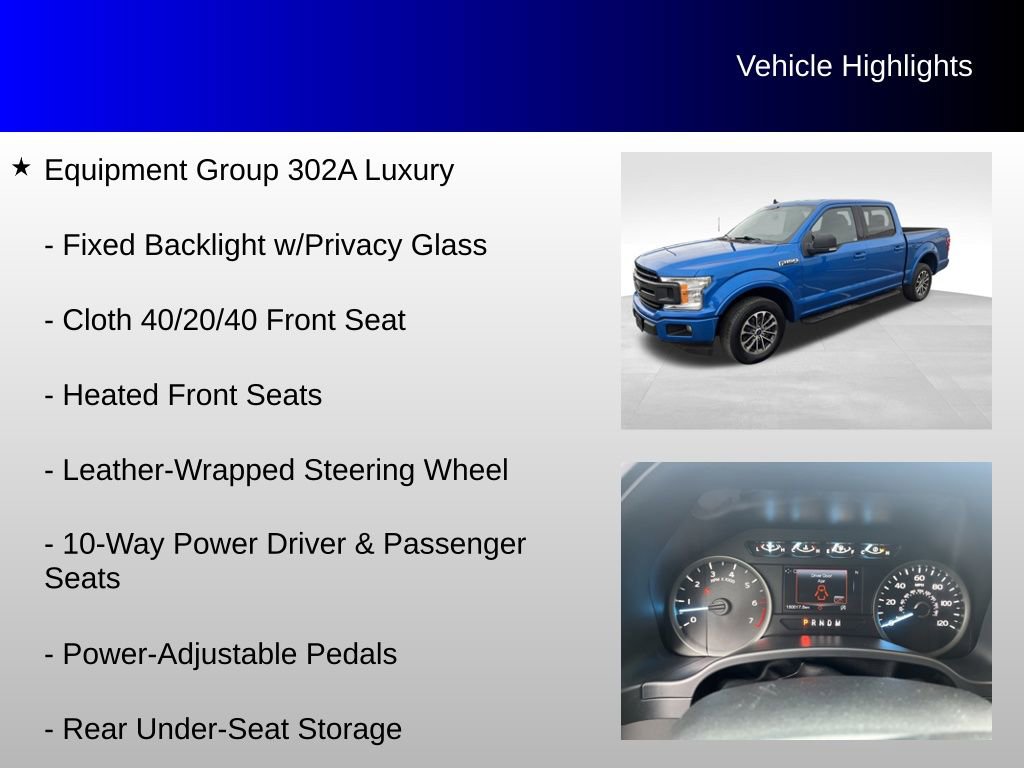 Used 2020 Ford F150 XLT w/ Equipment Group 302A Luxury image 8