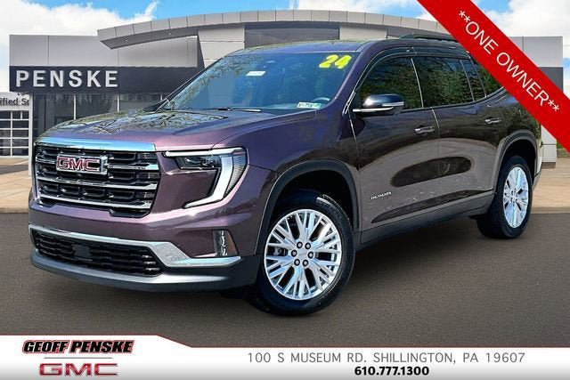 Certified 2024 GMC Acadia Elevation w/ Luxury Package AWD/4WD image 1