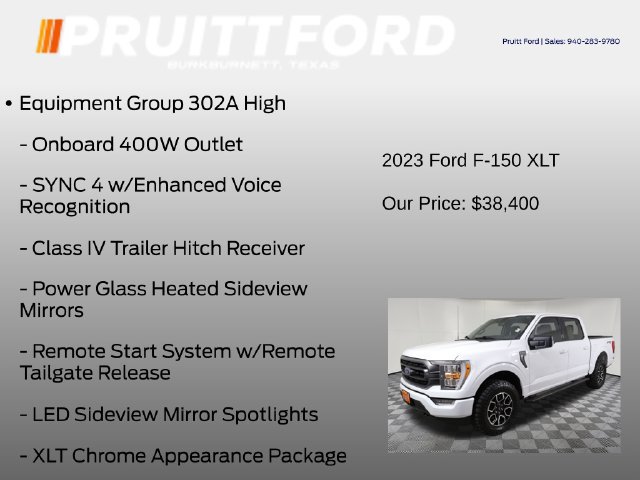 Used 2023 Ford F150 XLT w/ Equipment Group 302A High AWD/4WD image 7