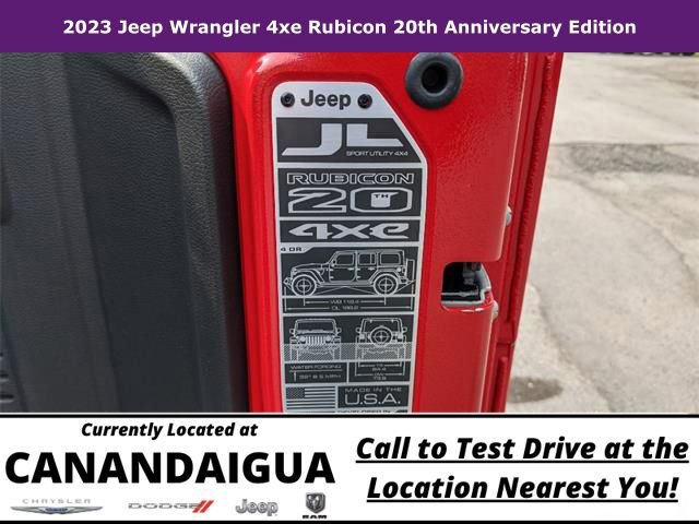 New 2023 Jeep Wrangler Unlimited Rubicon 4xe image 30