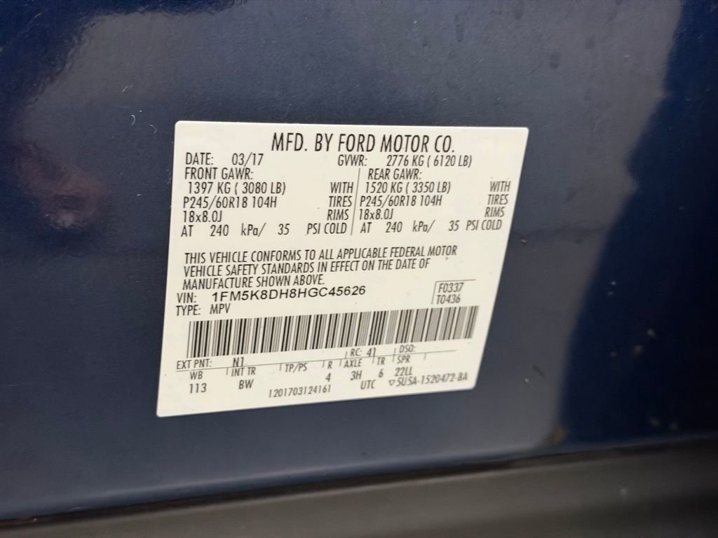 Used 2017 Ford Explorer XLT w/ Equipment Group 202A AWD/4WD image 35