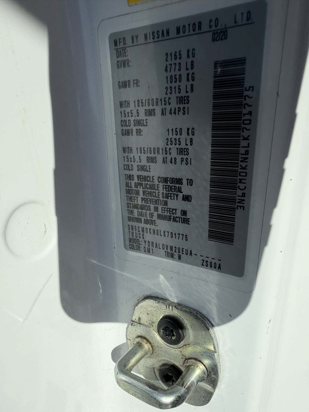 Used 2020 Nissan NV200 S FWD image 18
