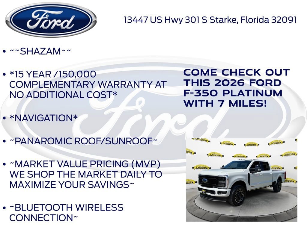 New 2026 Ford F350 Platinum image 5