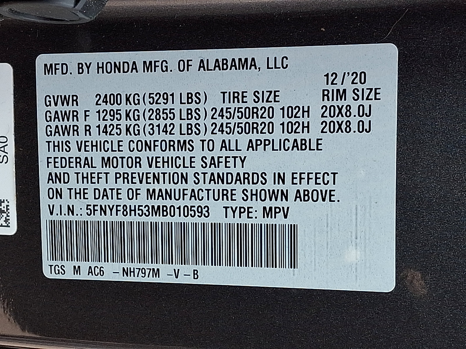 Certified 2021 Honda Passport EX-L image 29