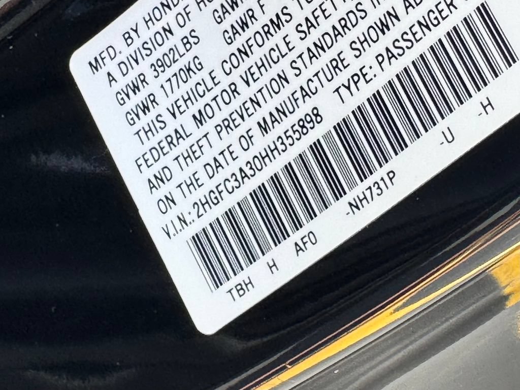 Used 2017 Honda Civic EX-T image 31