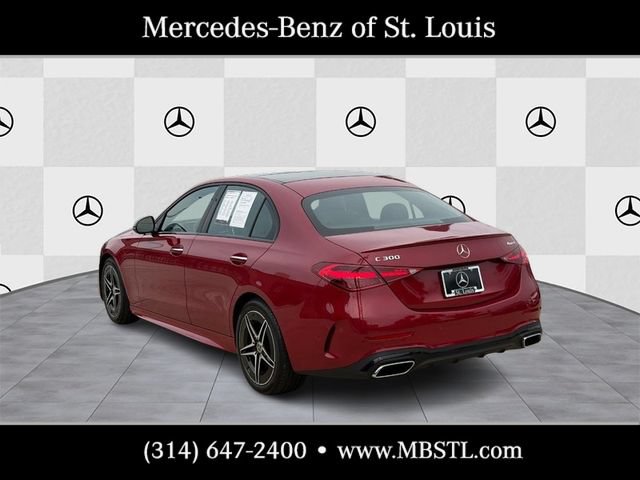 Certified 2024 Mercedes-Benz C 300 4MATIC Sedan w/ AMG Line w/ Night Package image 4