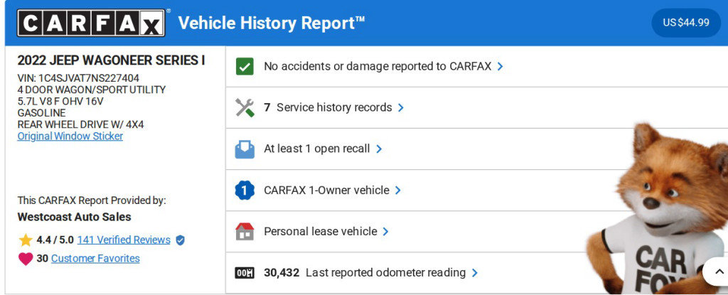 Used 2022 Jeep Wagoneer Series I image 4