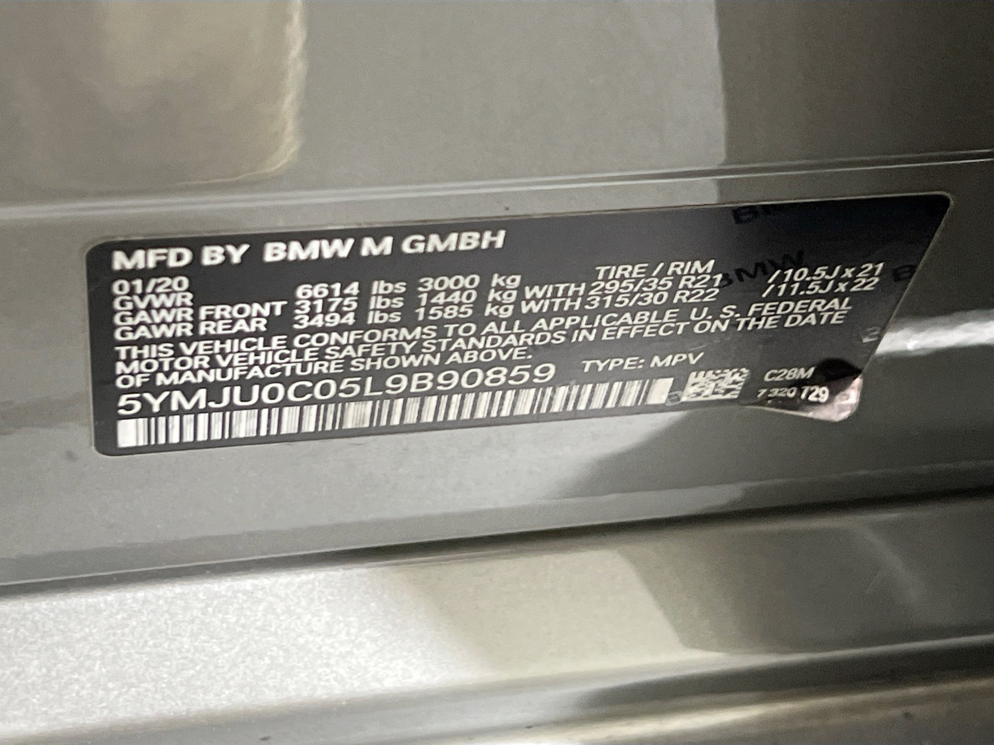 Used 2020 BMW X5 M Competition AWD/4WD image 31