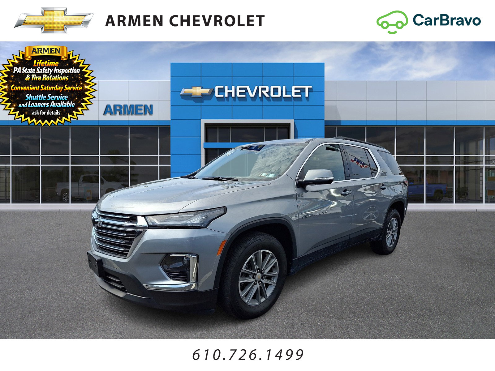 Certified 2023 Chevrolet Traverse LT