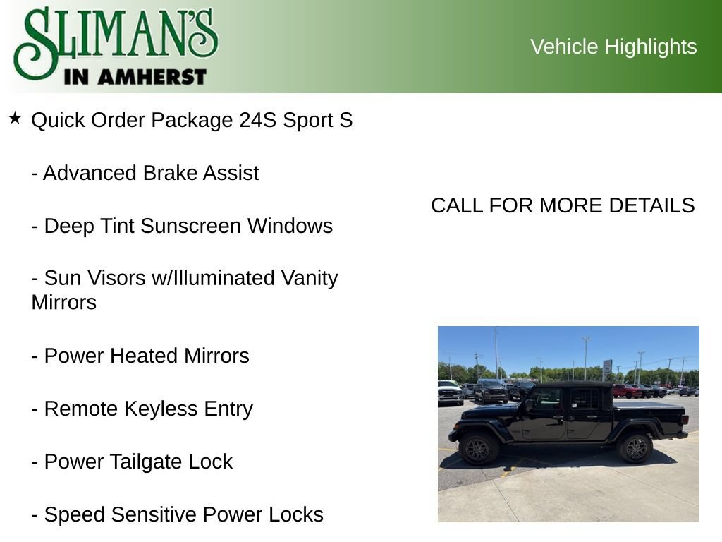 Used 2024 Jeep Gladiator Sport AWD/4WD image 8