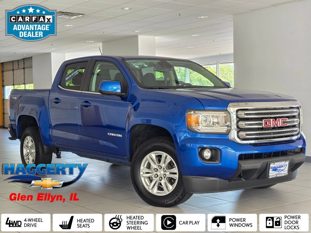 Certified 2020 GMC Canyon SLE w/ Driver Alert Package AWD/4WD image 1