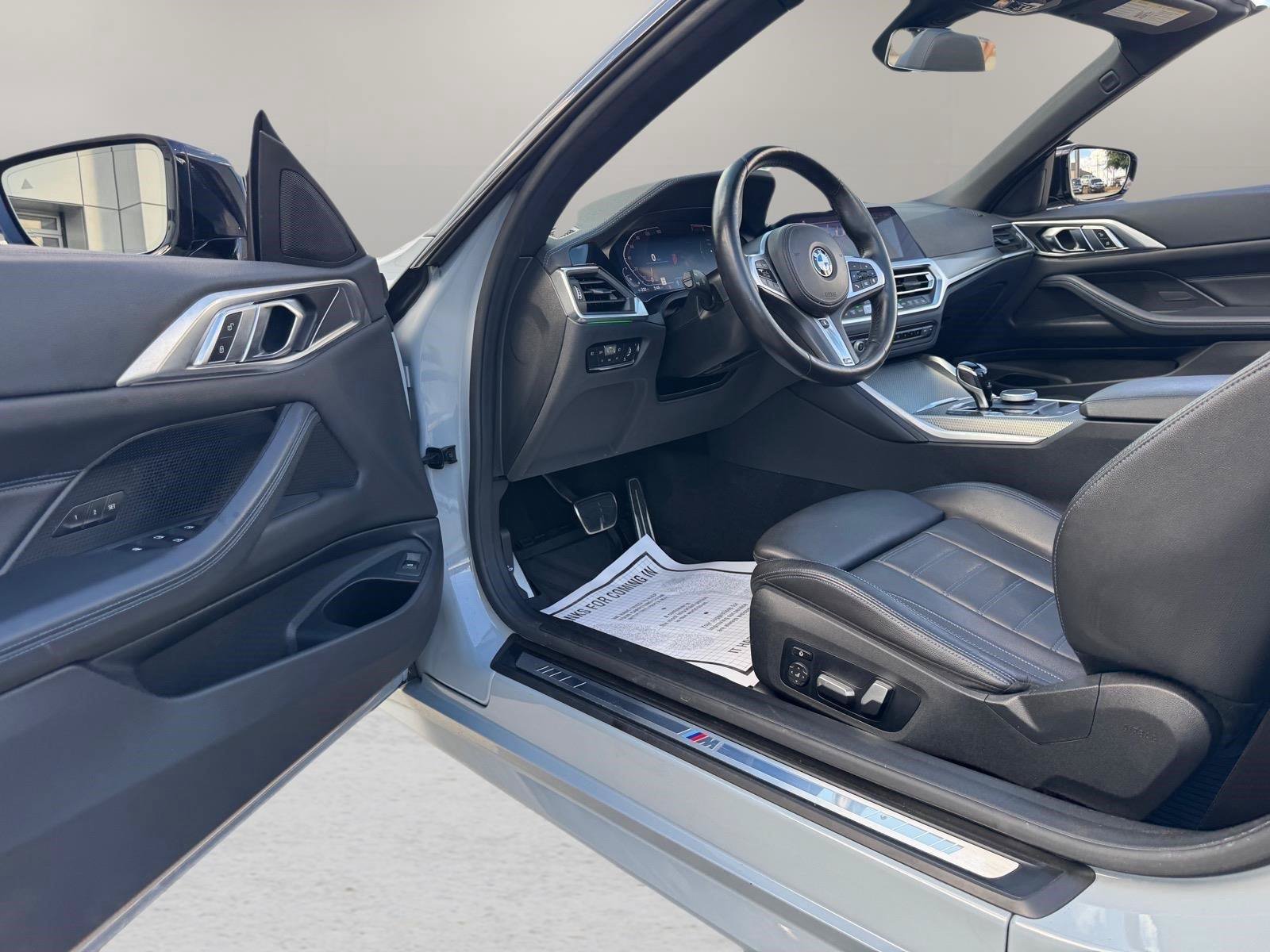 Used 2022 BMW 430i Convertible w/ M Sport Package RWD image 11