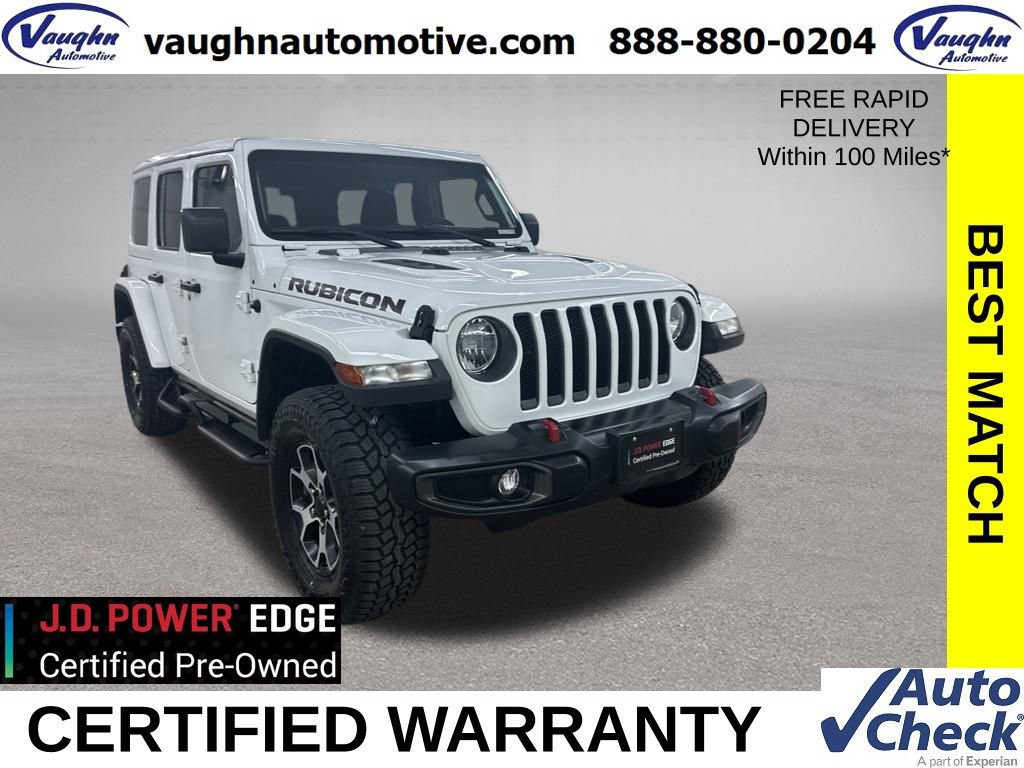 Used 2021 Jeep Wrangler Unlimited Rubicon w/ Safety Group AWD/4WD image 1