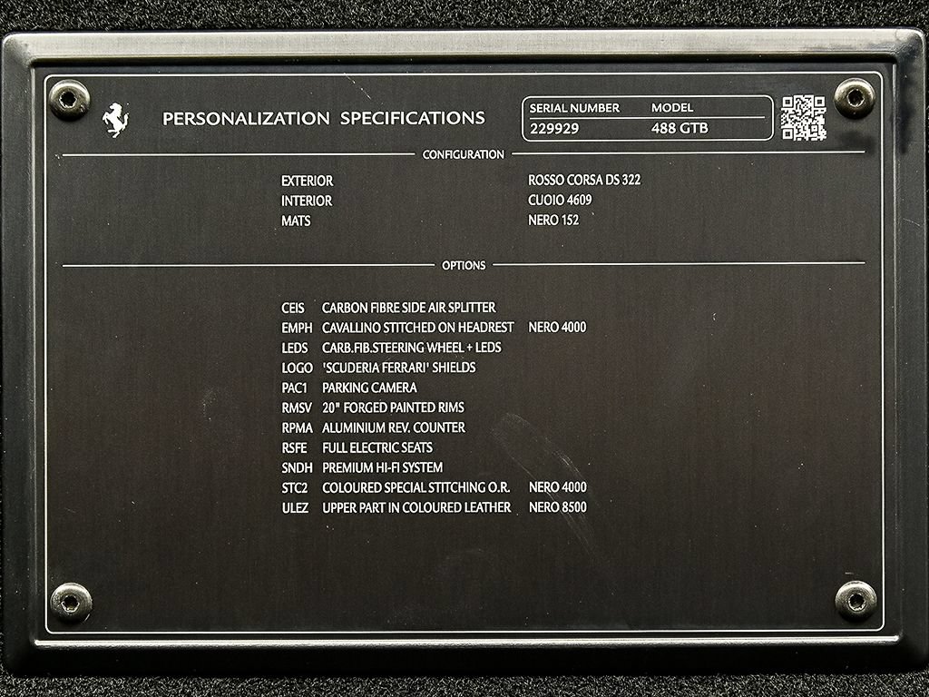 Certified 2018 Ferrari 488 GTB RWD image 39
