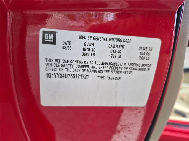 Used 2005 Chevrolet Corvette Convertible w/ Preferred Equipment Group RWD image 30