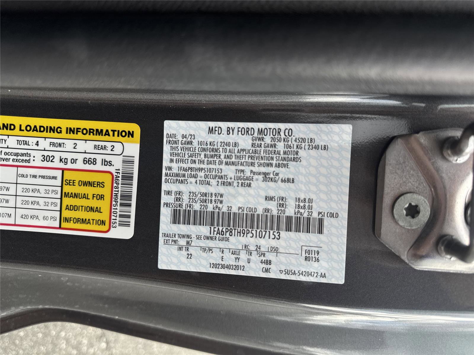 Used 2023 Ford Mustang Coupe w/ Equipment Group 101A image 10