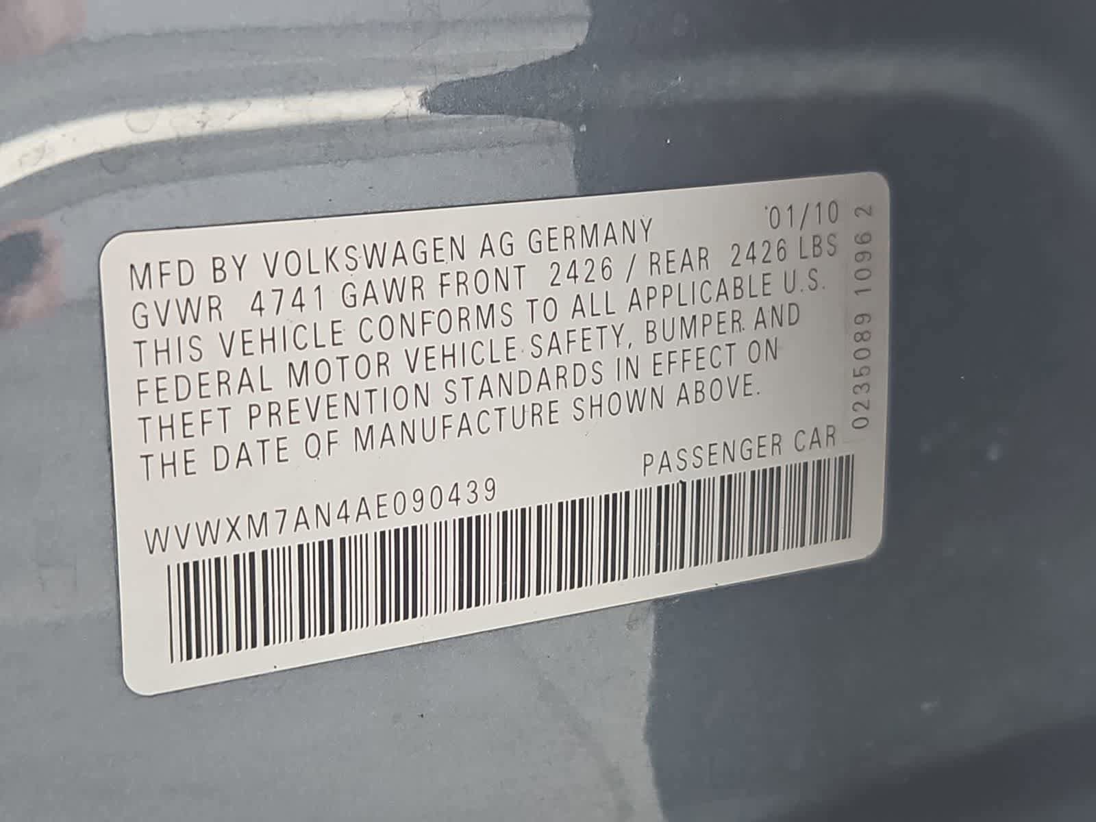 Used 2010 Volkswagen Passat Komfort FWD image 35