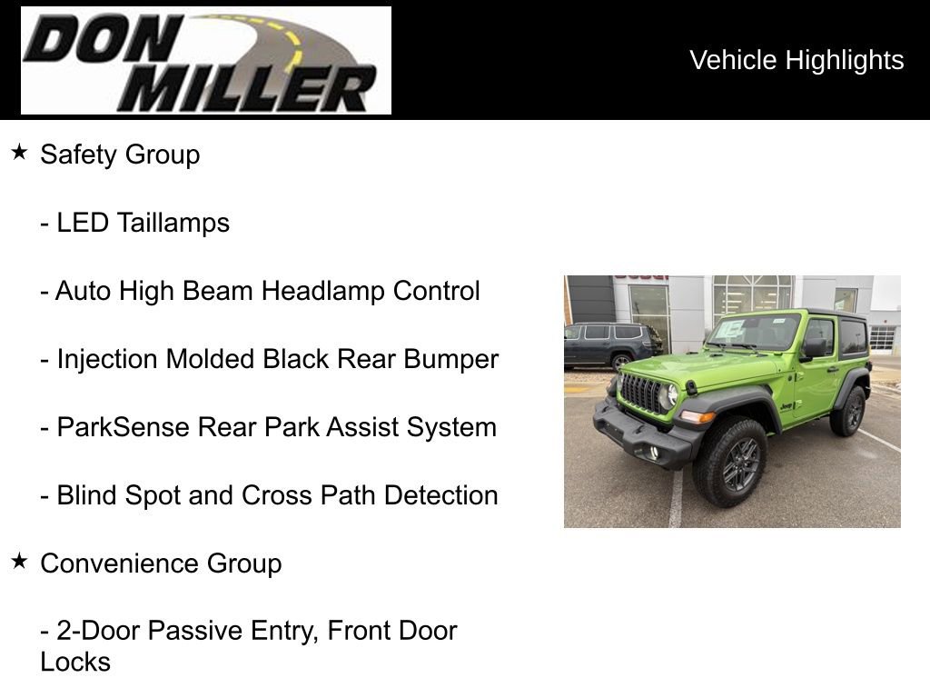 New 2026 Jeep Wrangler Sport image 28