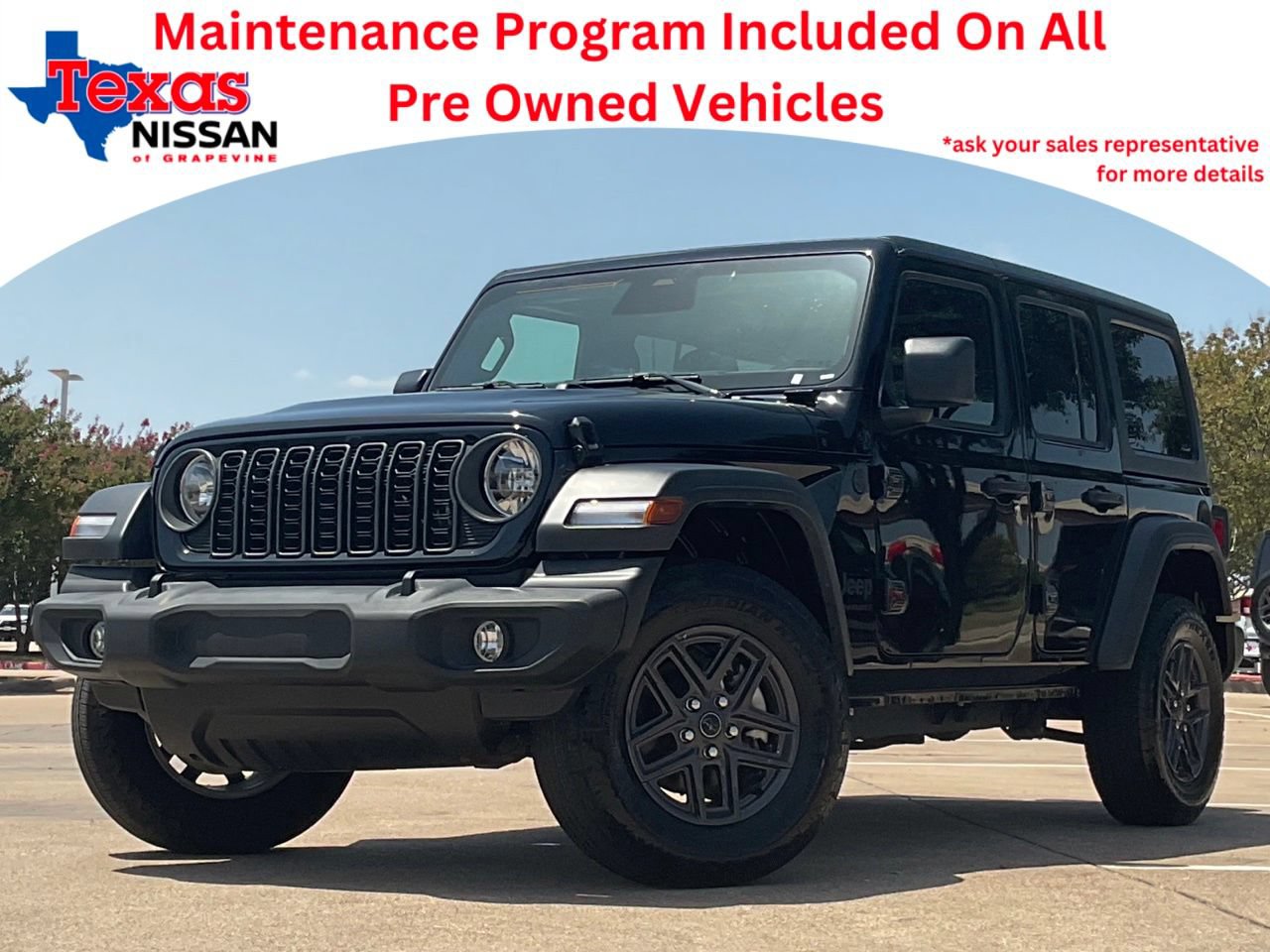Used 2025 Jeep Wrangler Unlimited Sport AWD/4WD image 1