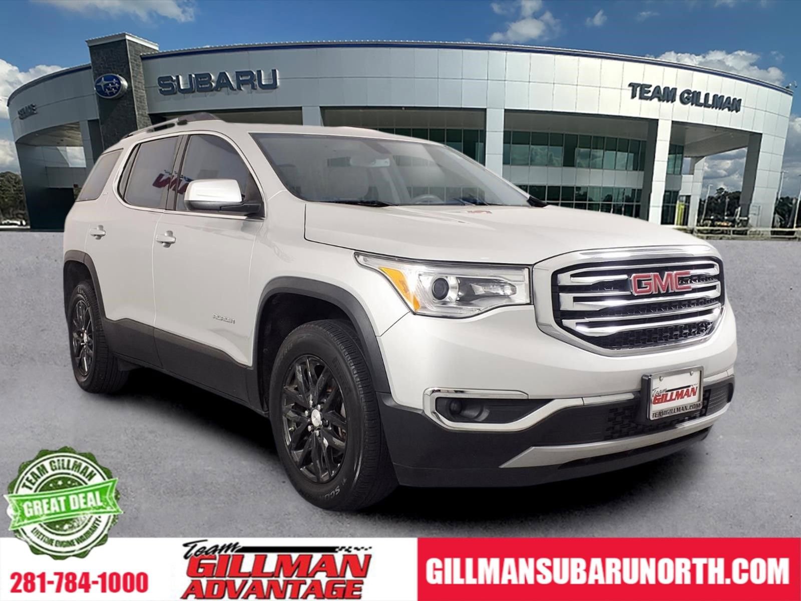 Used 2019 GMC Acadia SLT w/ LPO, Floor Liner Package FWD image 1