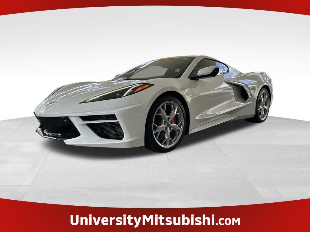 Used 2021 Chevrolet Corvette Stingray Preferred Cpe w/ Chrome Exterior Badge Package image 1