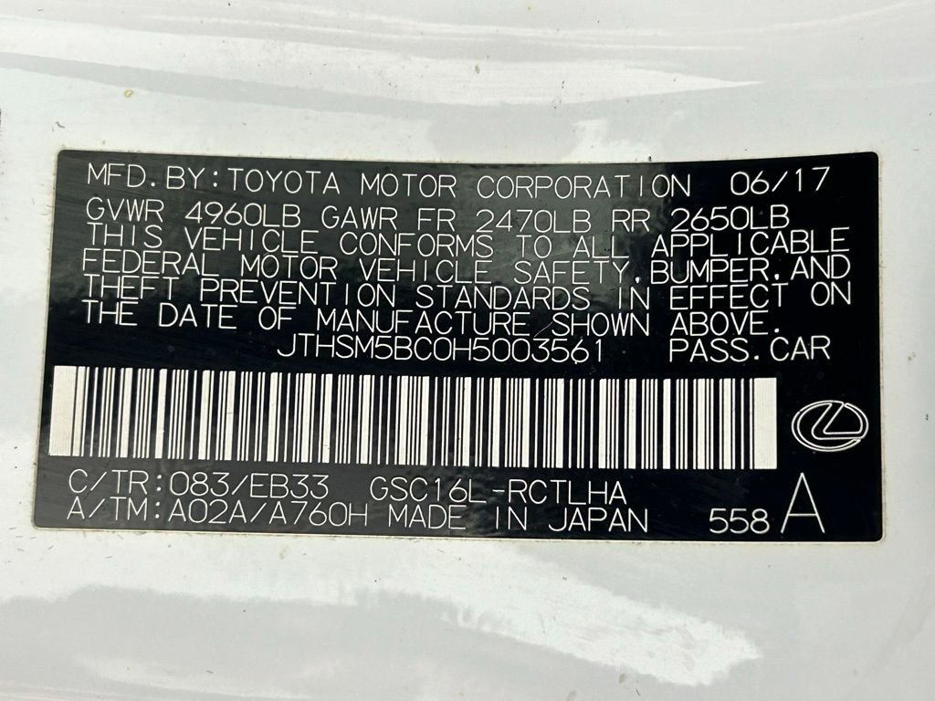 Used 2017 Lexus RC 300 F Sport image 39