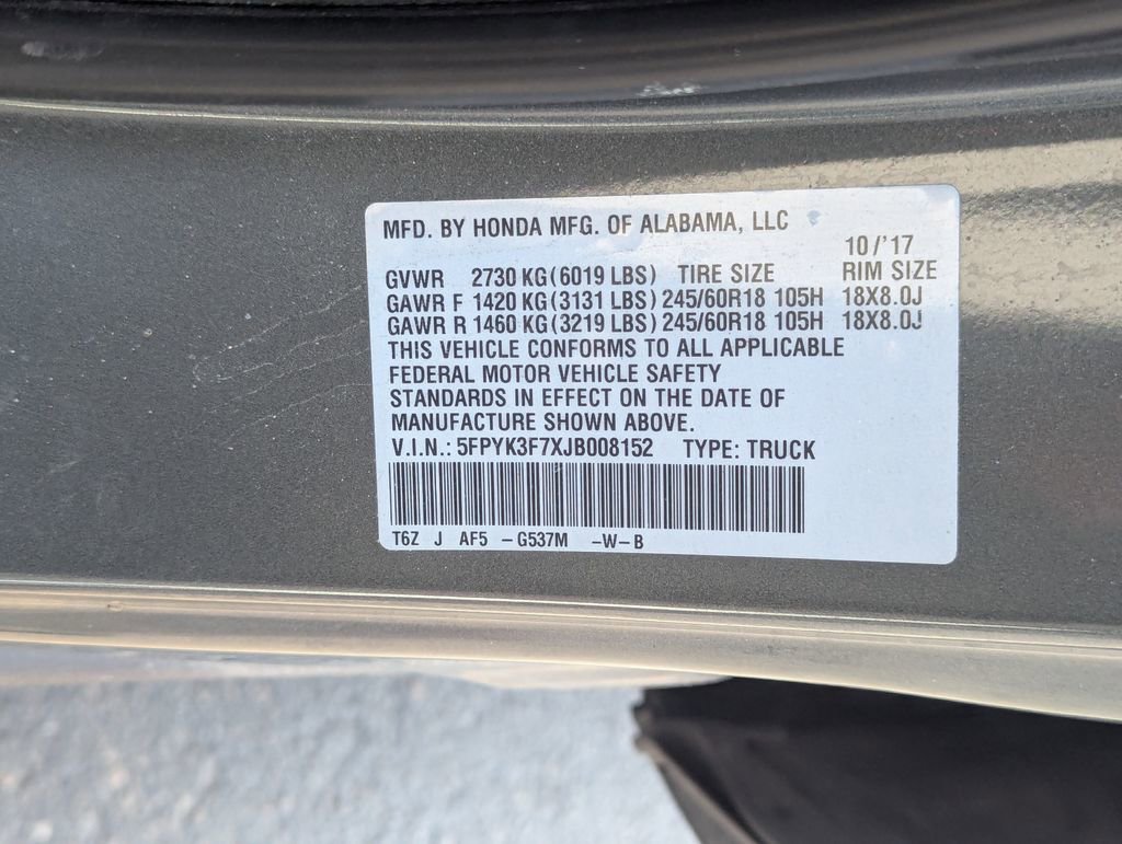 Used 2018 Honda Ridgeline RTL-E image 38