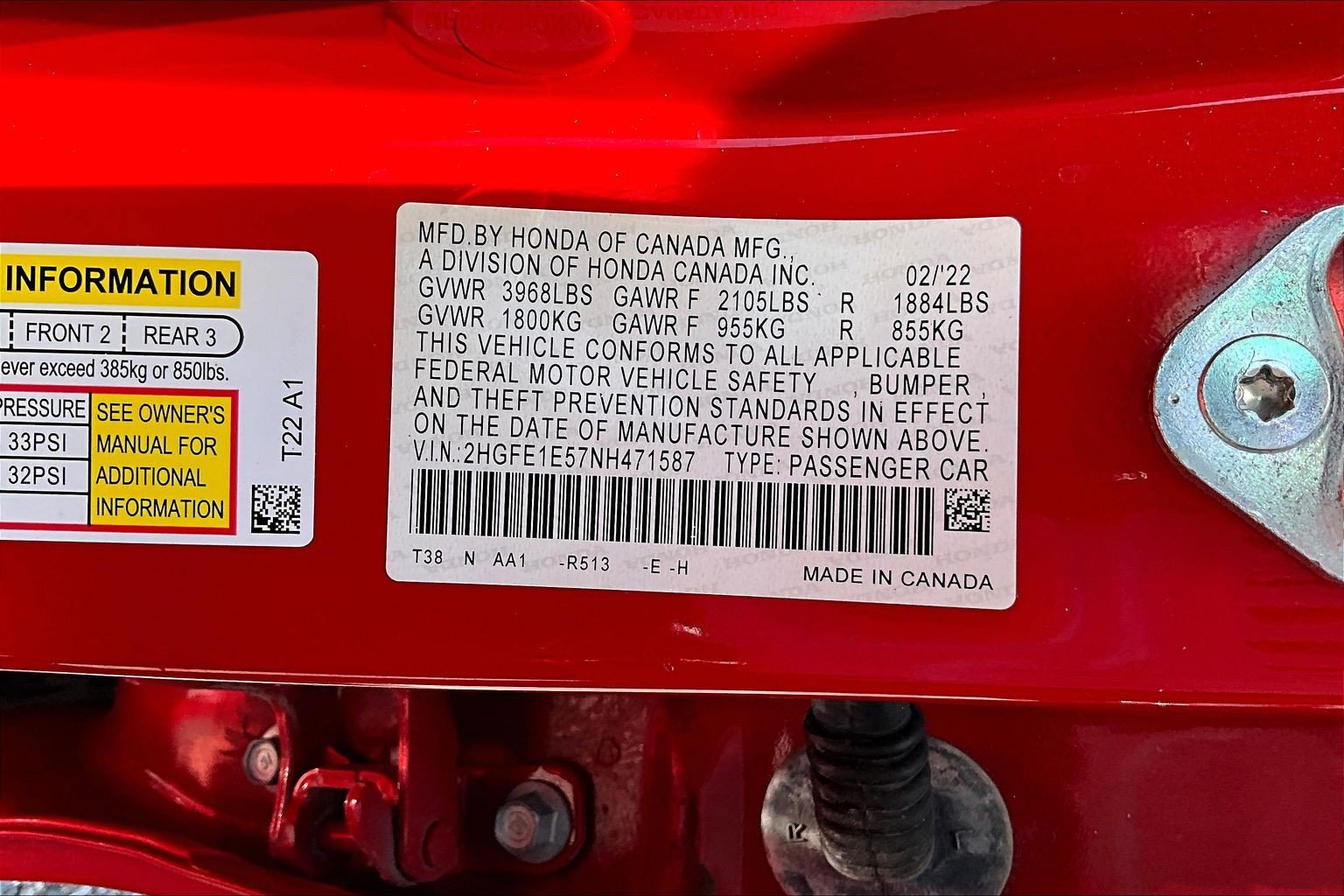 Used 2022 Honda Civic Si image 17