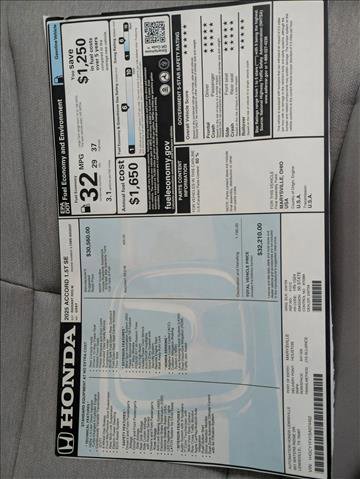 New 2025 Honda Accord SE image 17
