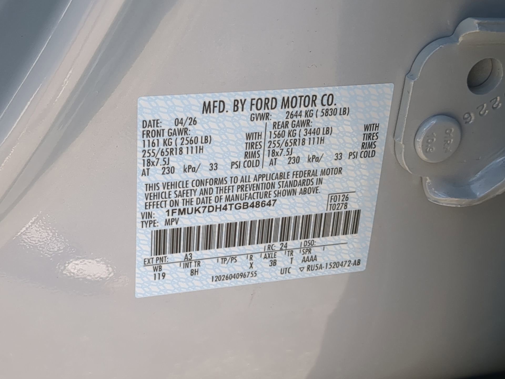 New 2026 Ford Explorer Active RWD image 84