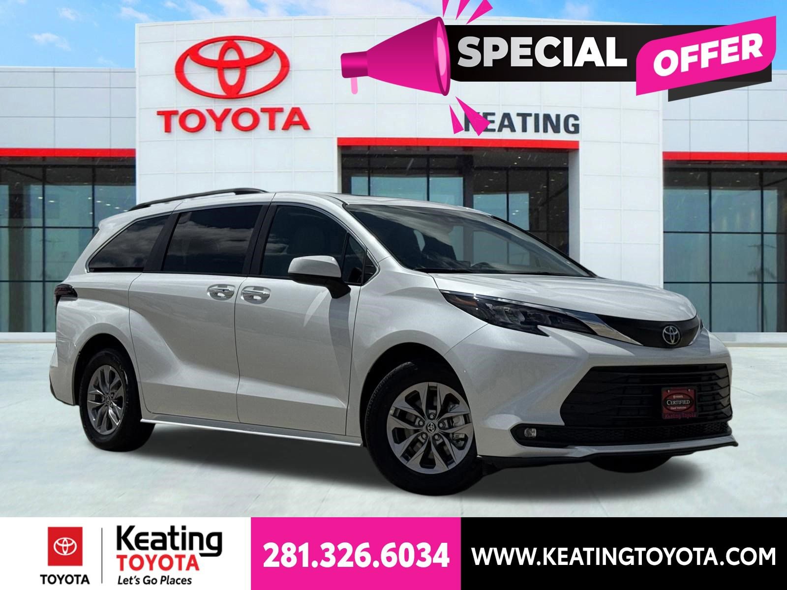 Certified 2026 Toyota Sienna XLE