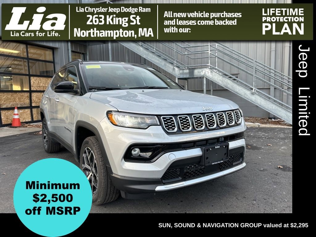 New 2026 Jeep Compass Limited w/ Sun, Sound & Navigation Group AWD/4WD image 1