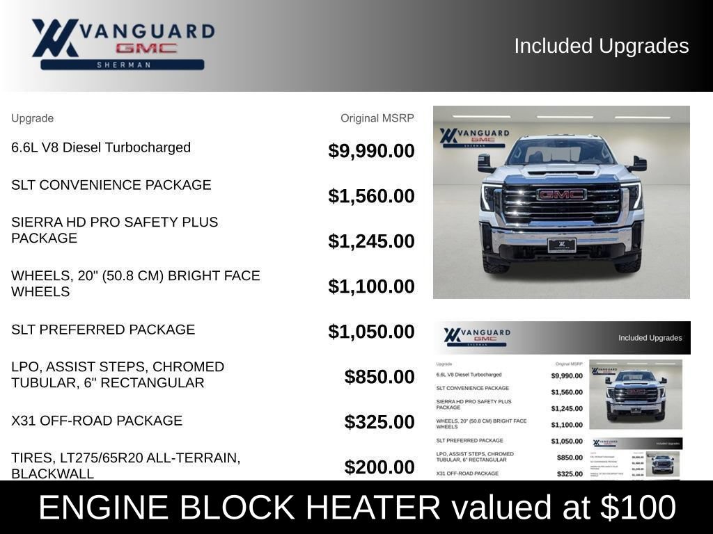 Used 2025 GMC Sierra 2500 SLT w/ SLT Convenience Package AWD/4WD image 14