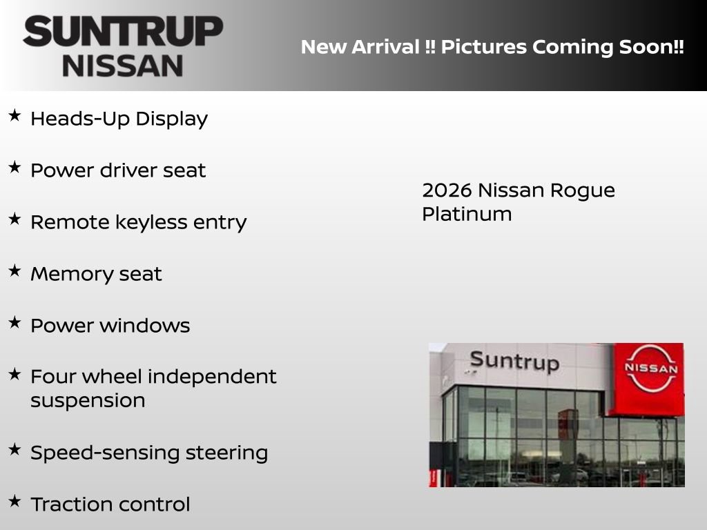 New 2026 Nissan Rogue Platinum image 4