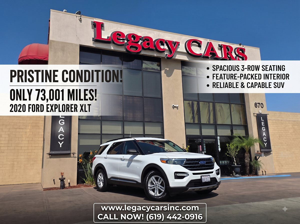 Used 2020 Ford Explorer XLT w/ Equipment Group 202A RWD image 2