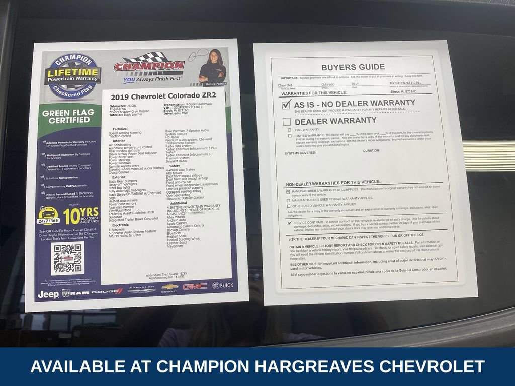 Certified 2019 Chevrolet Colorado ZR2 image 43