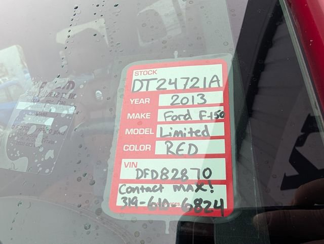 Used 2013 Ford F150 Limited image 46