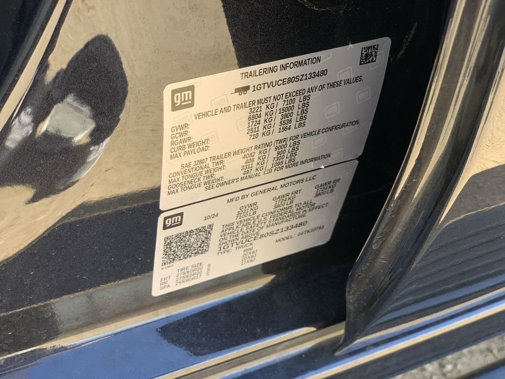 Certified 2025 GMC Sierra 1500 Elevation w/ LPO, Elevation Black Package image 33