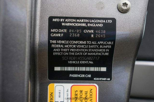 Used 2005 Aston Martin DB9 Coupe image 22