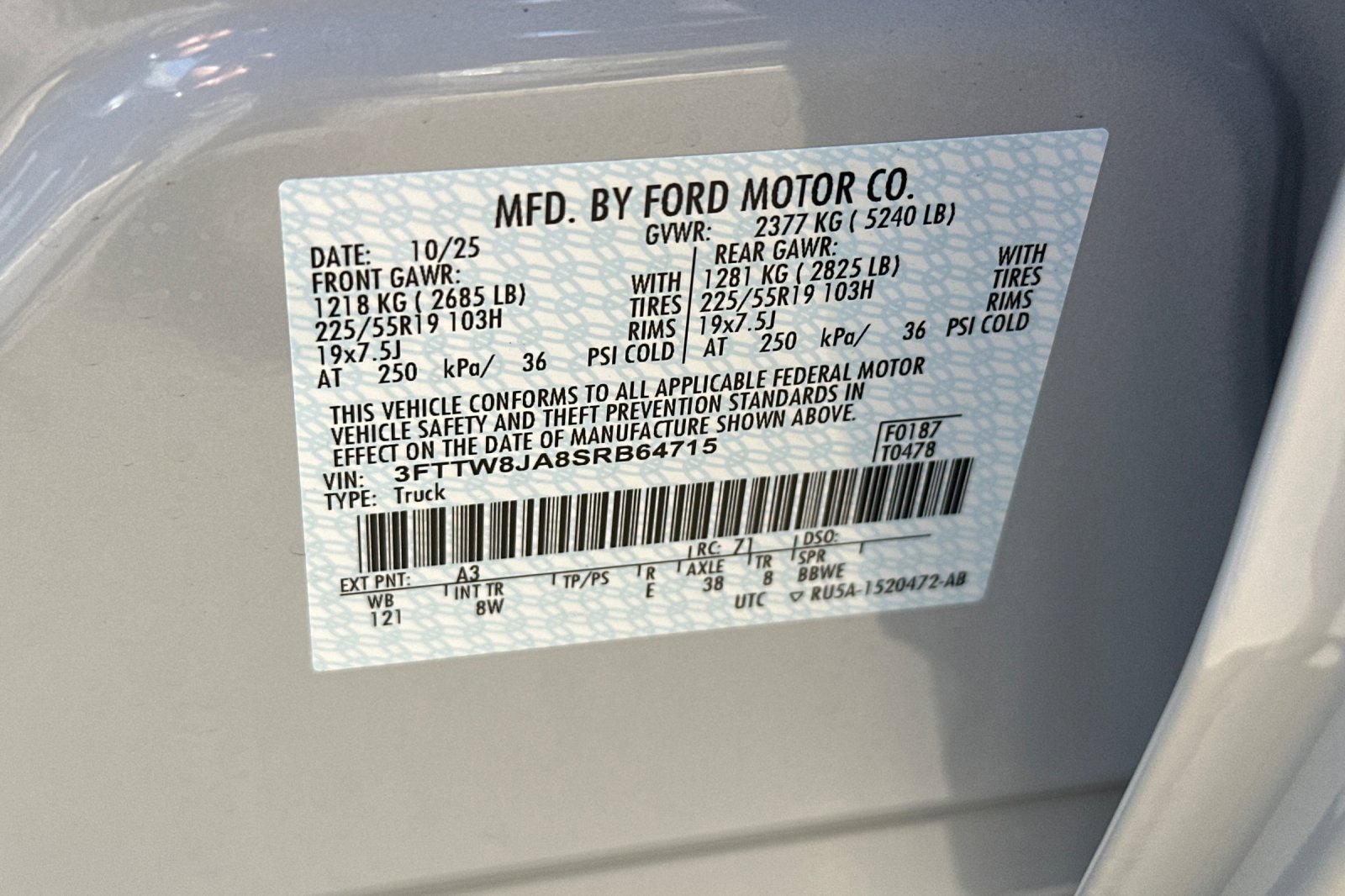 New 2025 Ford Maverick XLT w/ Black Appearance Package image 27