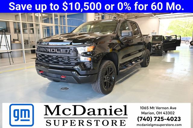 New 2026 Chevrolet Silverado 1500 Custom Trail Boss w/ LPO, Dark Essentials Package AWD/4WD image 1