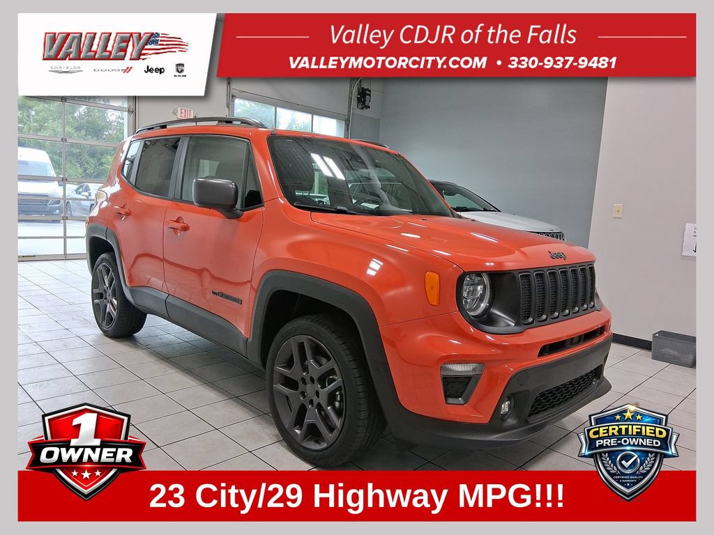 Certified 2021 Jeep Renegade Latitude w/ Sun & Sound Group