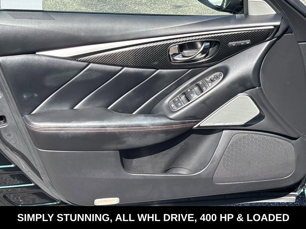 Certified 2023 INFINITI Q50 Red Sport 400 w/ Black Opal Edition image 17